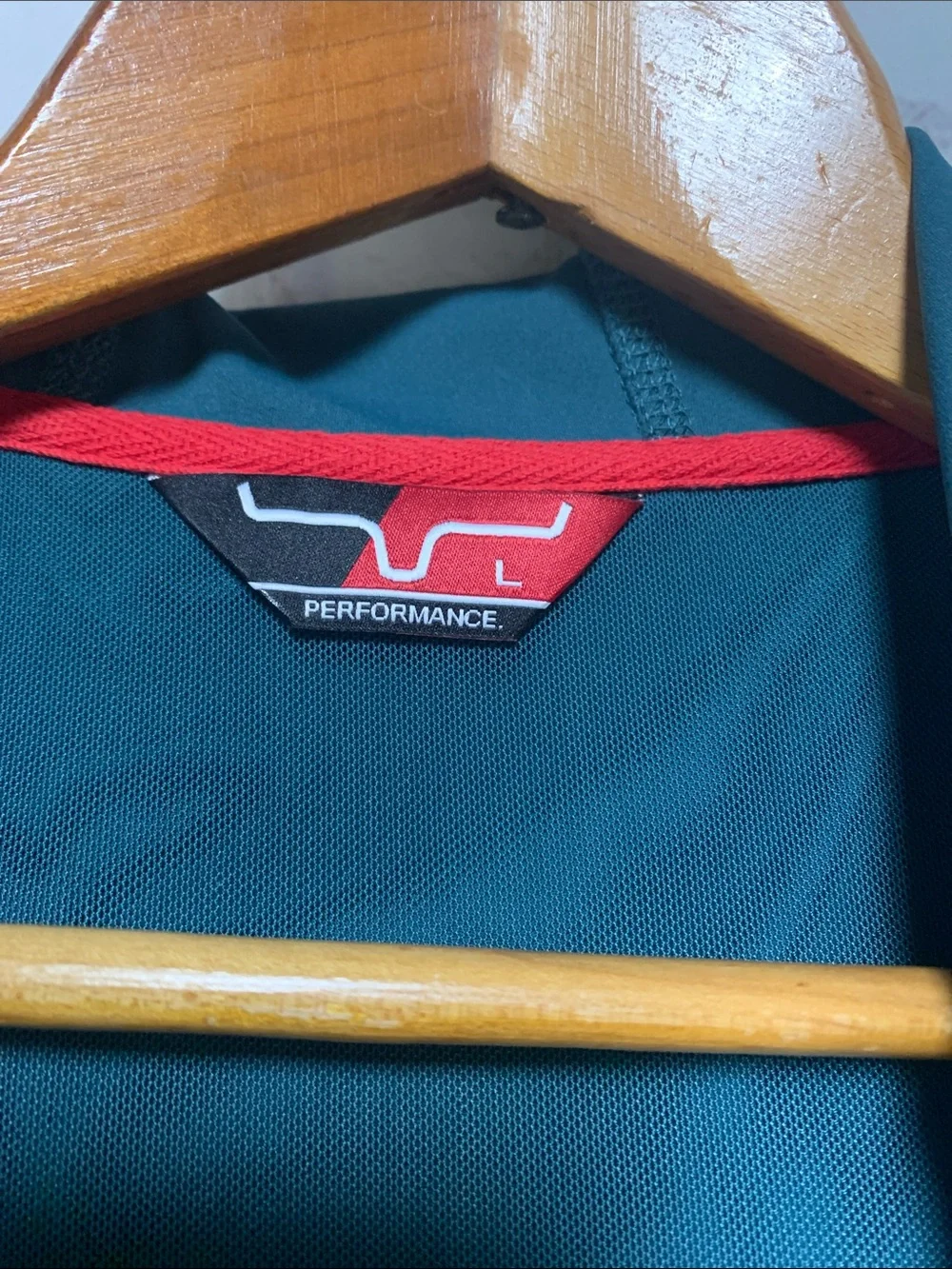 Kimes Ranch Performance Jacket in Teal Size L - Picture 2 of 6